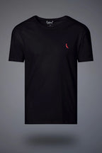 Camiseta Preta Bordada