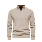 Promoção Suéter Polo Ziper Confort