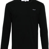 Camiseta de algodão CDG Play