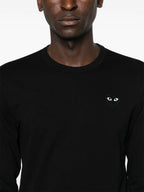 Camiseta de algodão CDG Play