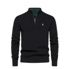 Promoção Suéter Polo Ziper Confort