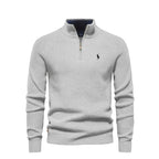 Promoção Suéter Polo Ziper Confort