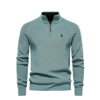Promoção Suéter Polo Ziper Confort