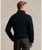 Suéter Polo Tricot Meio Ziper