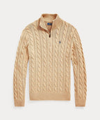 Suéter Polo Tricot Meio Ziper
