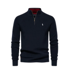 Promoção Suéter Polo Ziper Confort