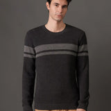 Suéter Tricot Masculino Listrado Portini