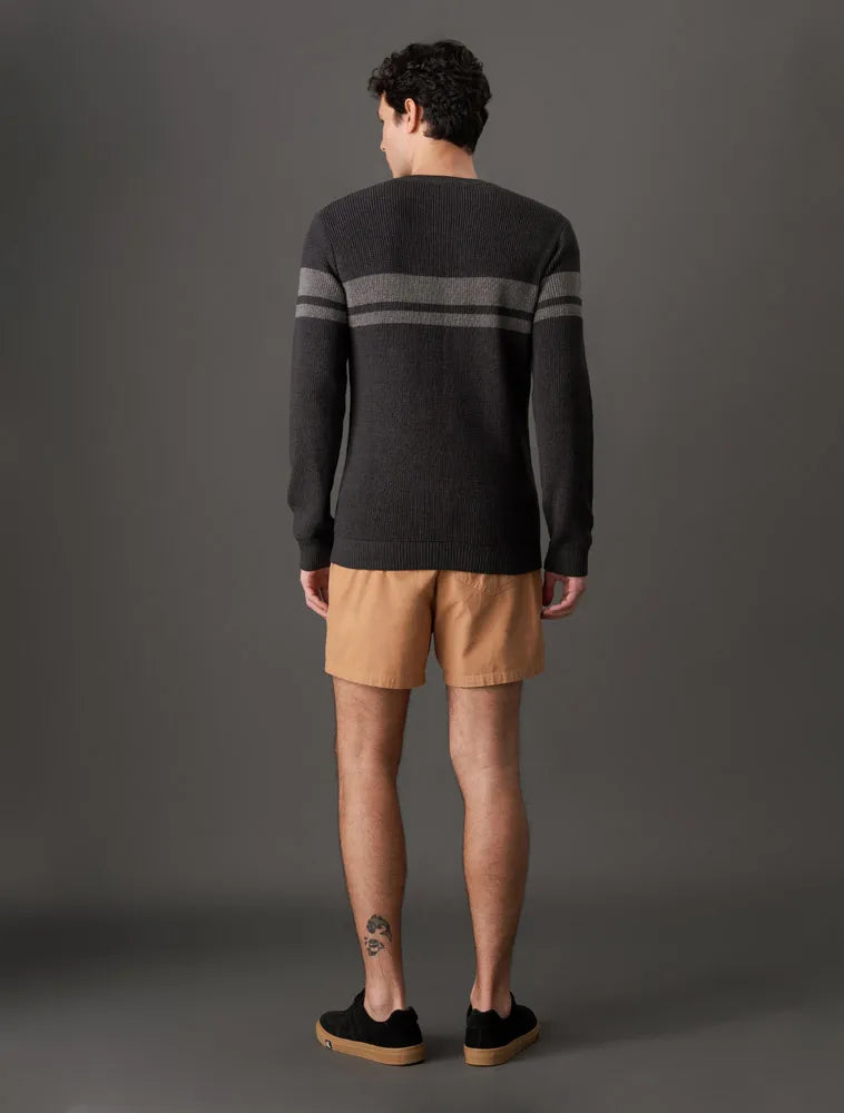 Suéter Tricot Masculino Listrado Portini