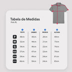 Camisa Polo Bordado Preta