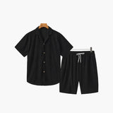 O Conjunto de Veludo Riviera Preto
