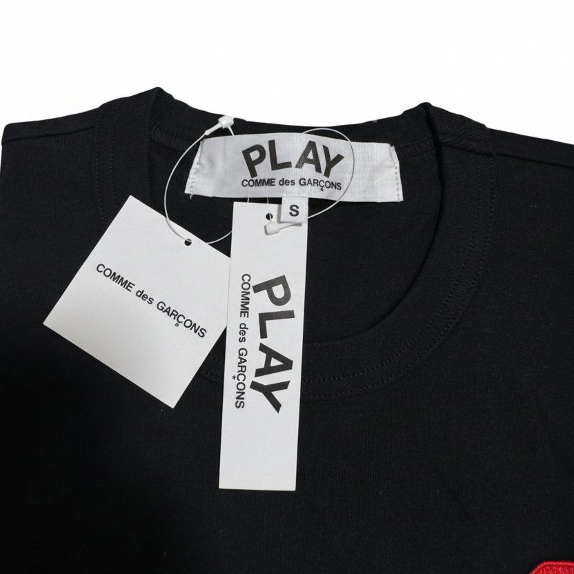 Camiseta "Play Basic" CDG Black