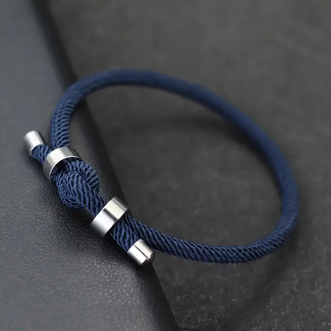 Pulseira de Corda Italiana Blue