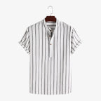 Camisa Listrada Mandarim