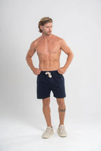 Short Urban Sarja Com Elastano Azul Escuro