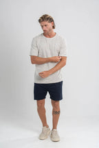 Short Urban Sarja Com Elastano Azul Escuro