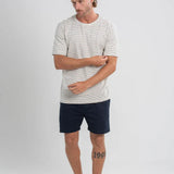 Short Urban Sarja Com Elastano Azul Escuro