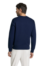 Suéter Polo Azul com estampa