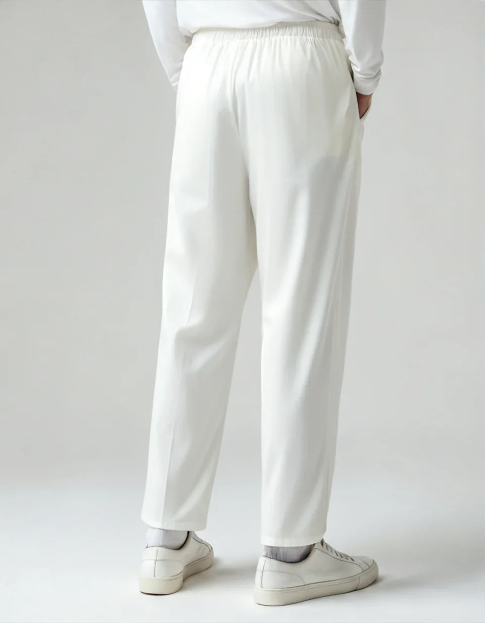 Calça de linho Stephanor Branco