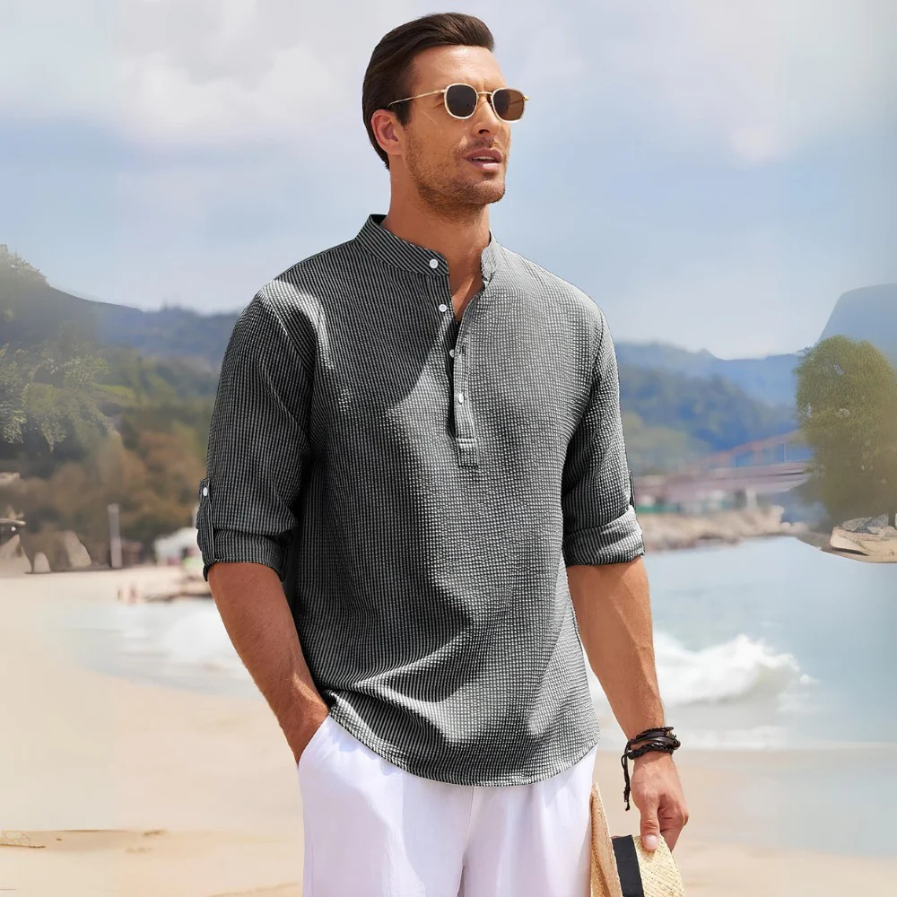 Camisa Gola Padre Casual Ascot